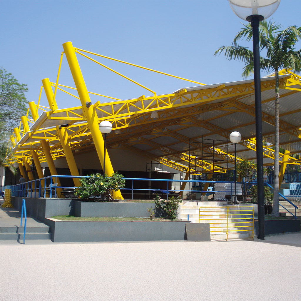 Construção de galpão no Clube Fundação dos Ferroviários | Rio Claro-SP